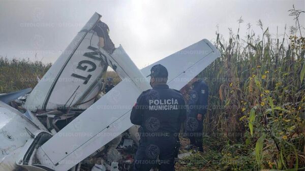 Avioneta estrellada en el Estado de México - Sputnik Mundo
