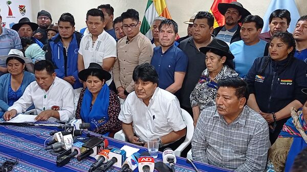 Ampliado nacional del MAS, con la presencia de Evo Morales, en el trópico de Cochabamba - Sputnik Mundo