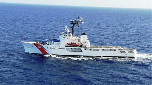 Barco patrullero de la Guardia Costera estadounidense (archivo, imagen referencial) - Sputnik Mundo