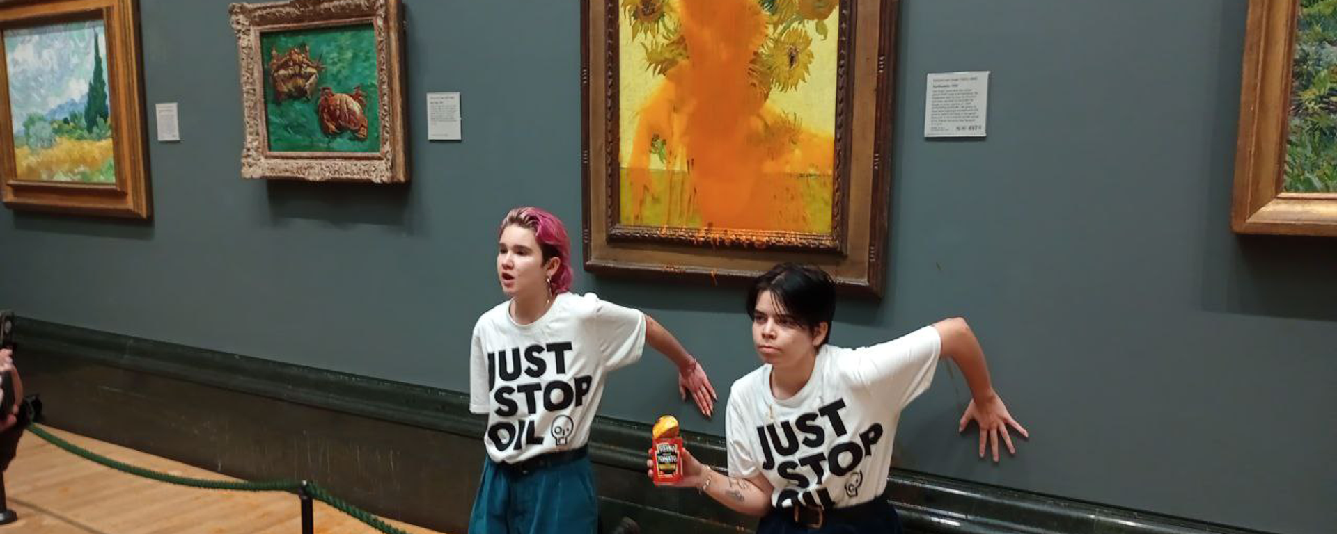 Activistas arremeten contra una obra de Van Gogh en la Galería Nacional de Londres. - Sputnik Mundo, 1920, 05.11.2022