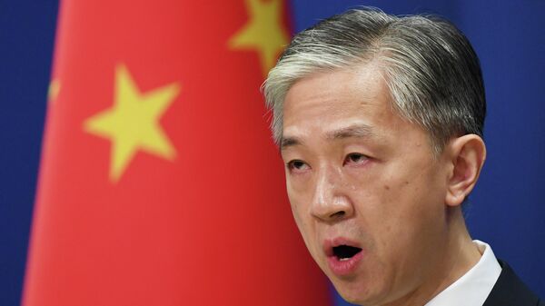 El portavoz del Ministerio de Exteriores de China, Wang Wenbin - Sputnik Mundo