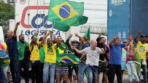 Protestas en Brasil tras los resultados de las elecciones presidenciales del 30 de octubre de 2022 - Sputnik Mundo