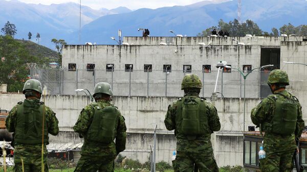 Una cárcel en Ecuador - Sputnik Mundo