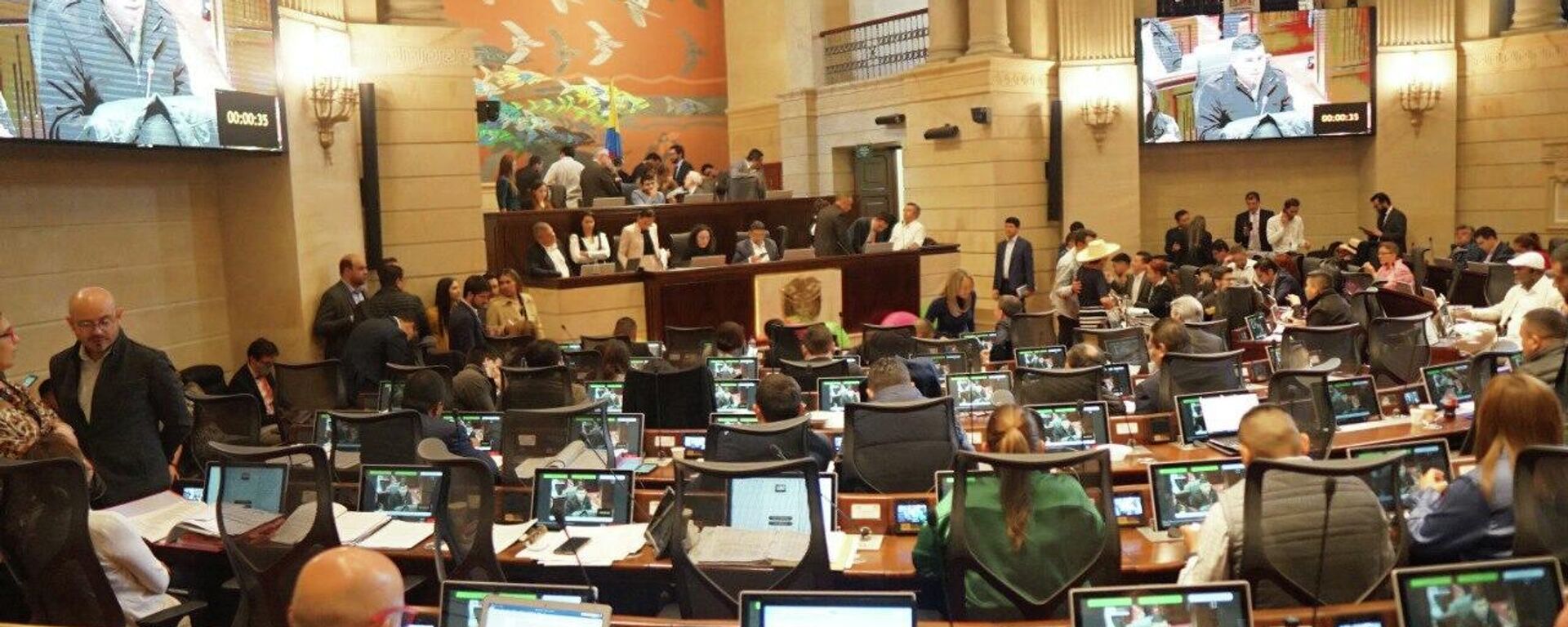 La Cámara de Representantes de Colombia vota la ley de paz total de Gustavo Petro, el 3 de noviembre de 2022 - Sputnik Mundo, 1920, 04.11.2022