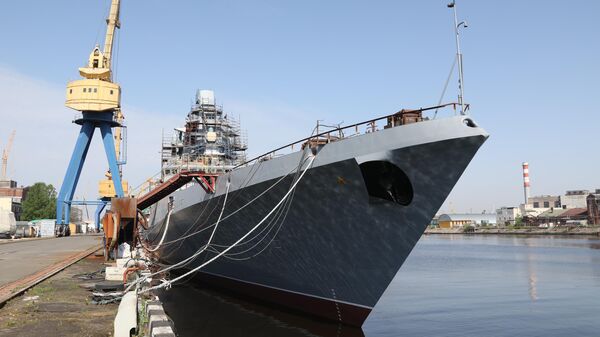 Fragata rusa Almirante Golovko en los astilleros - Sputnik Mundo