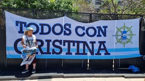 Movilización en apoyo a Cristina Fernández  - Sputnik Mundo