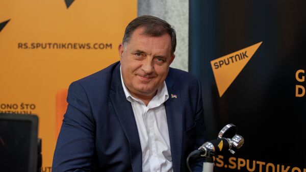 Milorad Dodik, el presidente de la República Srpska y antiguo representante serbokosovar en la presidencia de Bosnia y Herzegovina - Sputnik Mundo