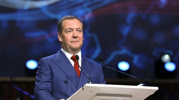 Dmitri Medvédev, el expresidente de Rusia y vicepresidente del Consejo de Seguridad ruso  - Sputnik Mundo