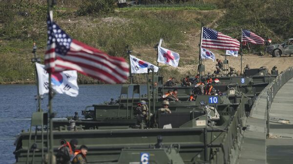 Ejercicios militares bilaterales de EEUU y Corea del Sur - Sputnik Mundo