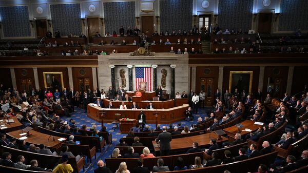La Cámara de Representantes de EEUU el 5 de enero de 2022 - Sputnik Mundo