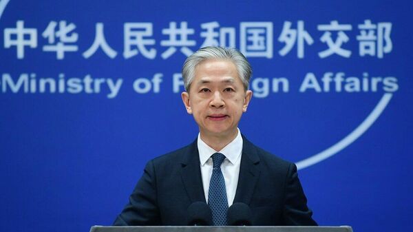 El portavoz Wang Wenbin, del Ministerio de Relaciones Exteriores de China - Sputnik Mundo