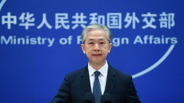 El portavoz Wang Wenbin, del Ministerio de Relaciones Exteriores de China - Sputnik Mundo