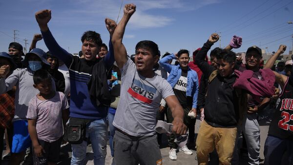 Las protestas en Perú, el 6 de enero, 2023 - Sputnik Mundo