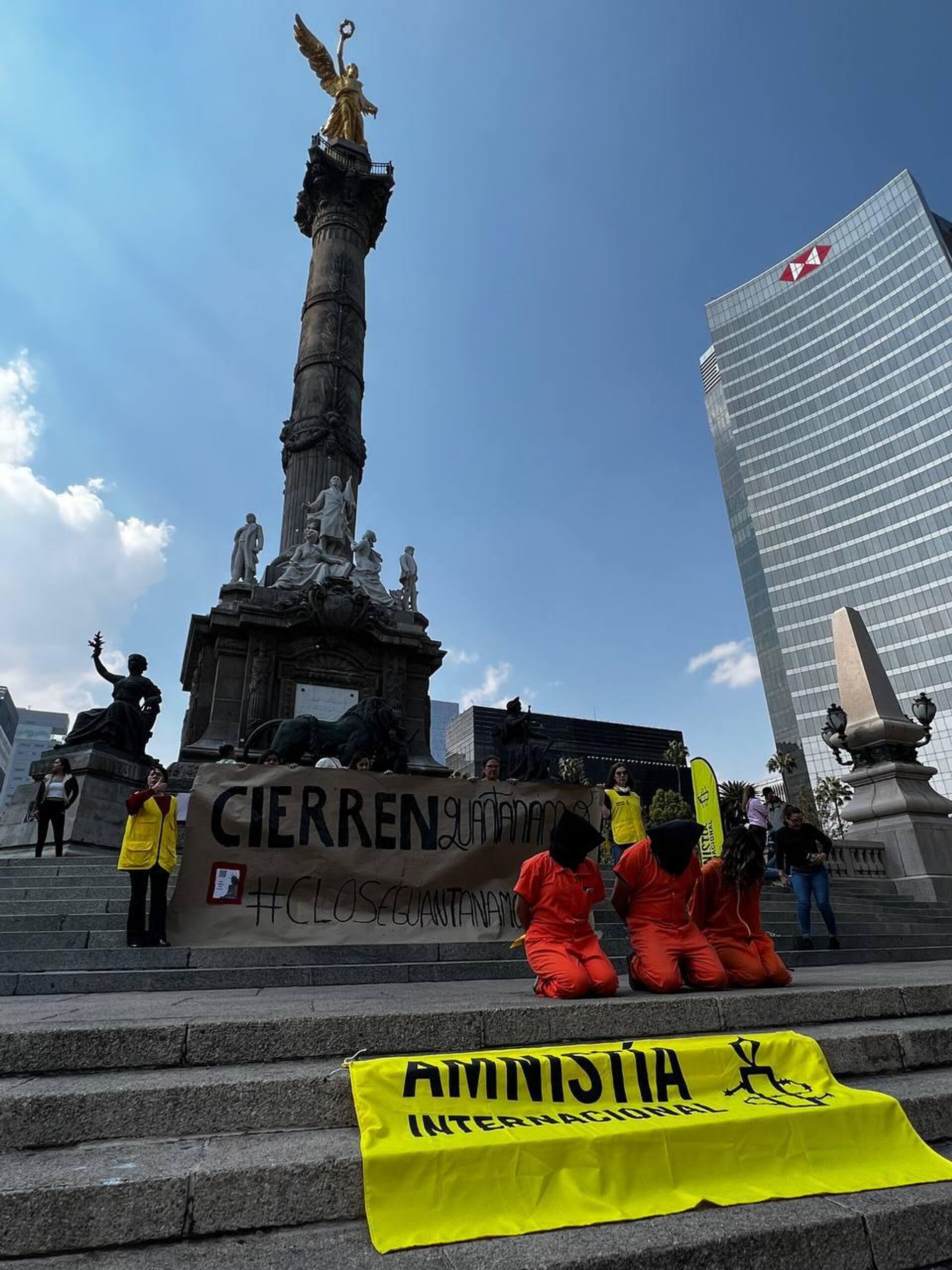 Protesta de Amnistía Internacional México contra la prisión de Guantánamo - Sputnik Mundo, 1920, 11.01.2023
