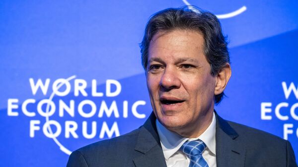 El ministro de Economía de Brasil, Fernando Haddad - Sputnik Mundo