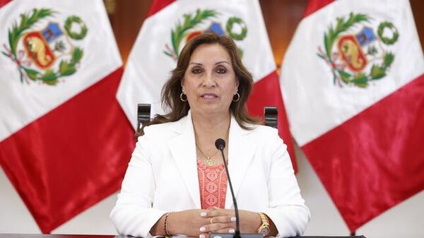 La presidenta de Perú, Dina Boluarte - Sputnik Mundo