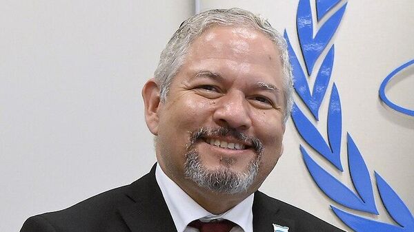 Eduardo Enrique Reina García, secretario de Relaciones Exteriores y Cooperación Internacional de Honduras - Sputnik Mundo