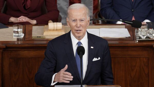 El discurso sobre el Estado de la Unión del presidente de EEUU, Joe Biden, ante la sesión conjunta del Congreso - Sputnik Mundo