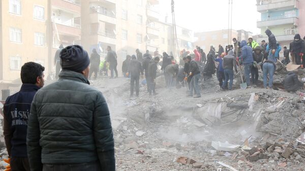 Consecuencias del terremoto en Turquía - Sputnik Mundo
