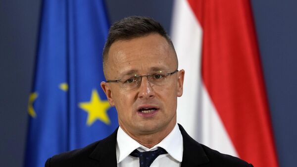 Péter Szijjártó, el ministro de Exteriores de Hungría - Sputnik Mundo