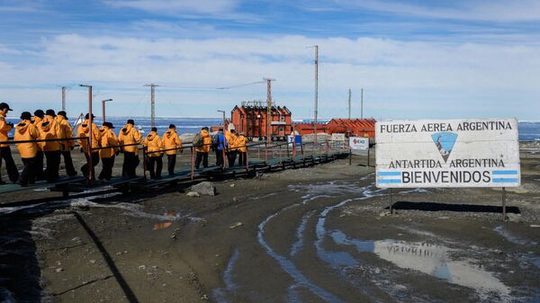 Vista exterior de la base antártica argentina Marambio - Sputnik Mundo