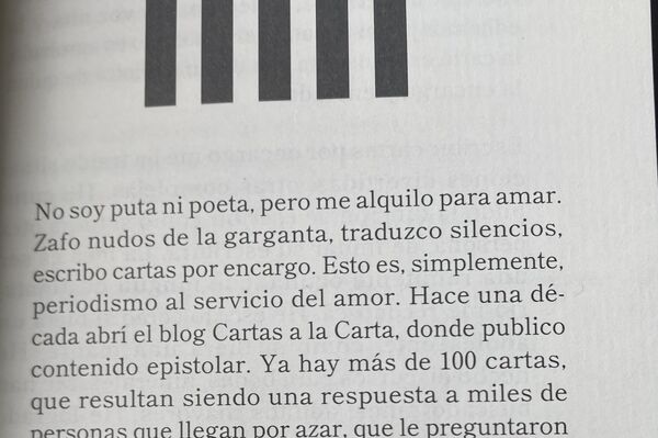 Fragmento de la introducción del libro escrito por Carolina Calle Fragmento de la introducción del libro escrito por Carolina Calle - Sputnik Mundo
