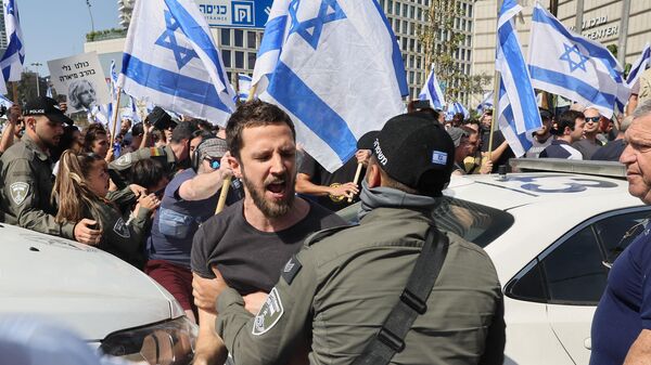 Las protestas en Israel contra reforma judical - Sputnik Mundo