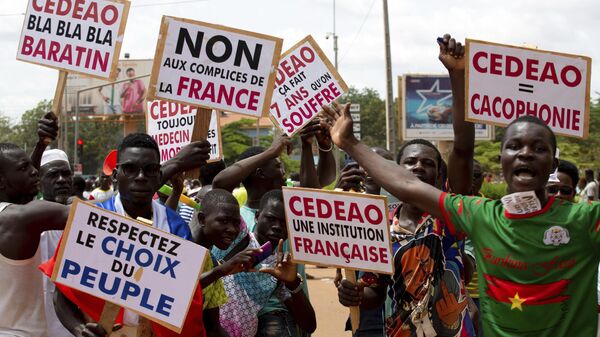 Protestas en Burkina Faso - Sputnik Mundo