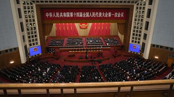 La inauguración del Comité Nacional de la Conferencia Consultiva Política del Pueblo Chino durante 'Dos sesiones'  - Sputnik Mundo
