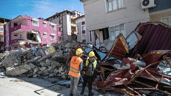Las consecuencias de los terremotos en Turquía, el 7 de marzo - Sputnik Mundo