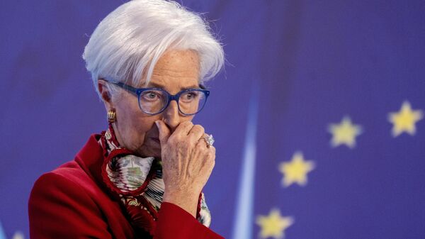 Christine Lagarde, presidenta del Banco Central Europeo - Sputnik Mundo