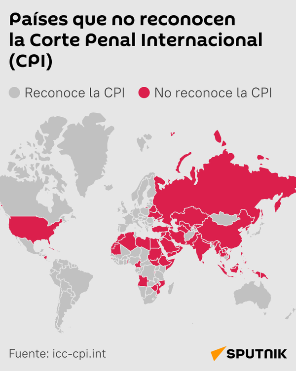 ¿Qué países reconocen a la CPI? - Sputnik Mundo