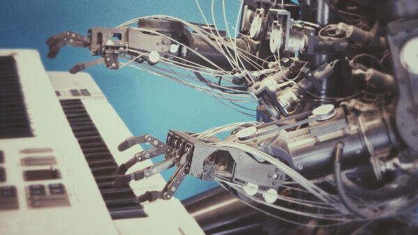 Robot tocando el piano - Sputnik Mundo