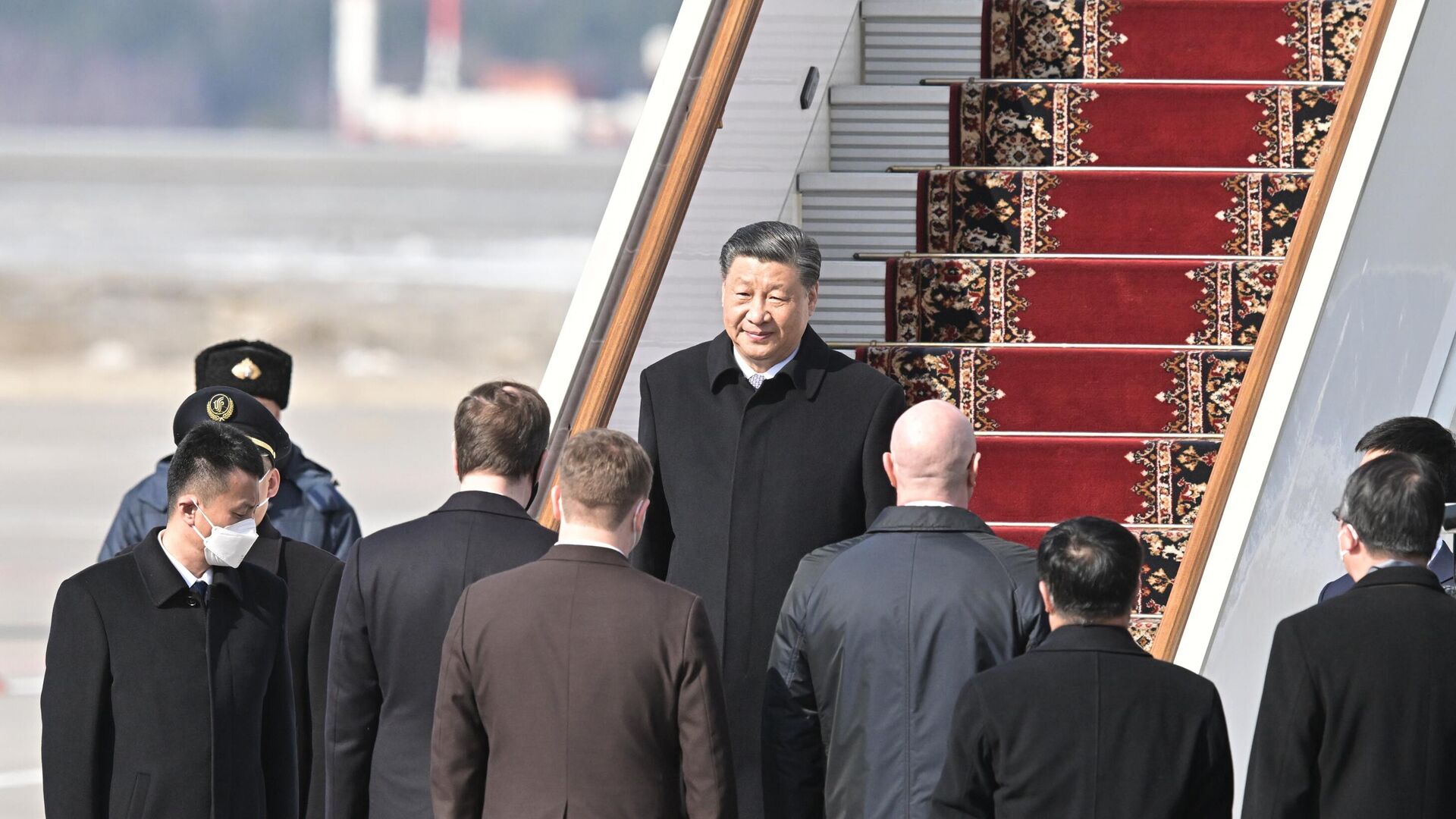 La llegada del presidente chino, Xi Jinping, a Rusia  - Sputnik Mundo, 1920, 20.03.2023