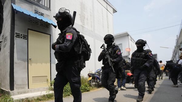La Policía tailandesa - Sputnik Mundo