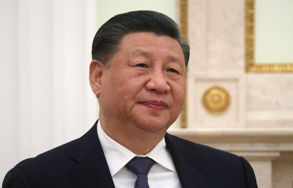 El presidente chino, Xi Jinping, durante la reunión con su par ruso, Vladímir Putin. - Sputnik Mundo