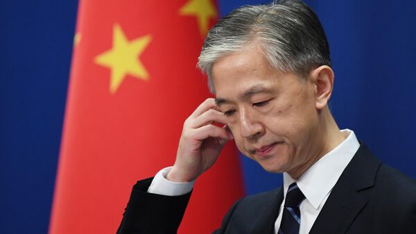 El vocero del Ministerio de Relaciones Exteriores de China, Wang Wenbin - Sputnik Mundo