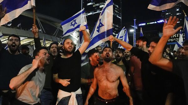 Protestas en Israel (archivo) - Sputnik Mundo