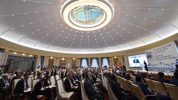 La 17ª reunión de otoño de la Asamblea Parlamentaria de la Organización para la Seguridad y la Cooperación en Europa (OSCE) en la residencia Ala-Archa de Bishkek  - Sputnik Mundo