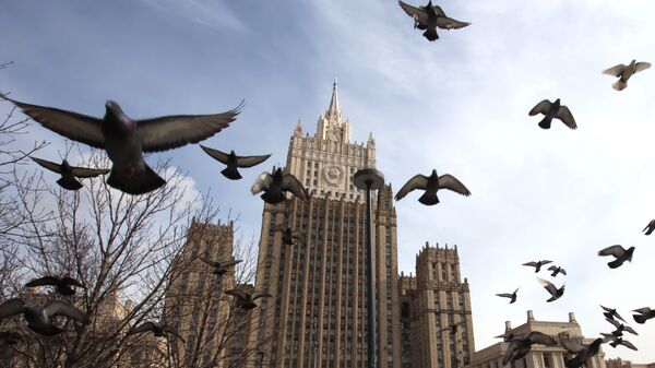 El edificio del Ministerio de Asuntos Exteriores ruso en Moscú - Sputnik Mundo
