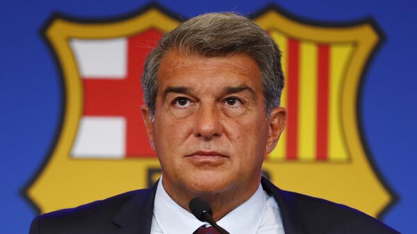 Joan Laporta, el presidente del FC Barcelona - Sputnik Mundo