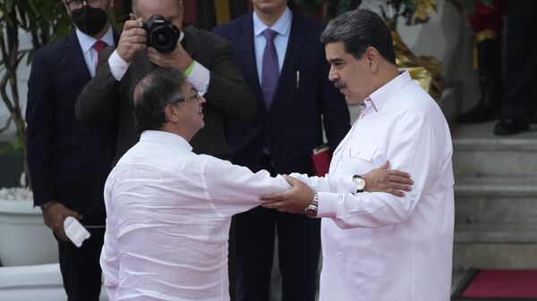 Nicolás Maduro y Gustavo Petro  - Sputnik Mundo