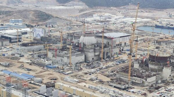 Imágenes de las obras de la central nuclear de Akkuyu en Turquía - Sputnik Mundo