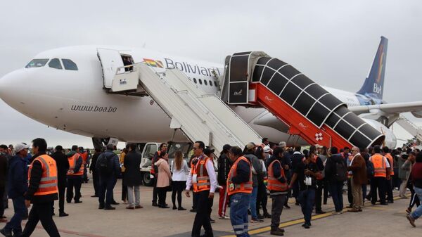 El nuevo Airbus A330-200 de Boliviana de Aviación - Sputnik Mundo