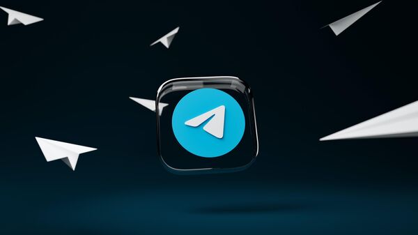 Logo de la aplicación de mensajería Telegram - Sputnik Mundo