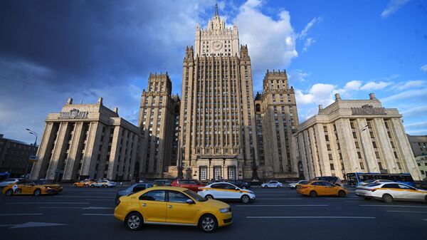 El edificio del Ministerio de Asuntos Exteriores ruso en Moscú.  - Sputnik Mundo