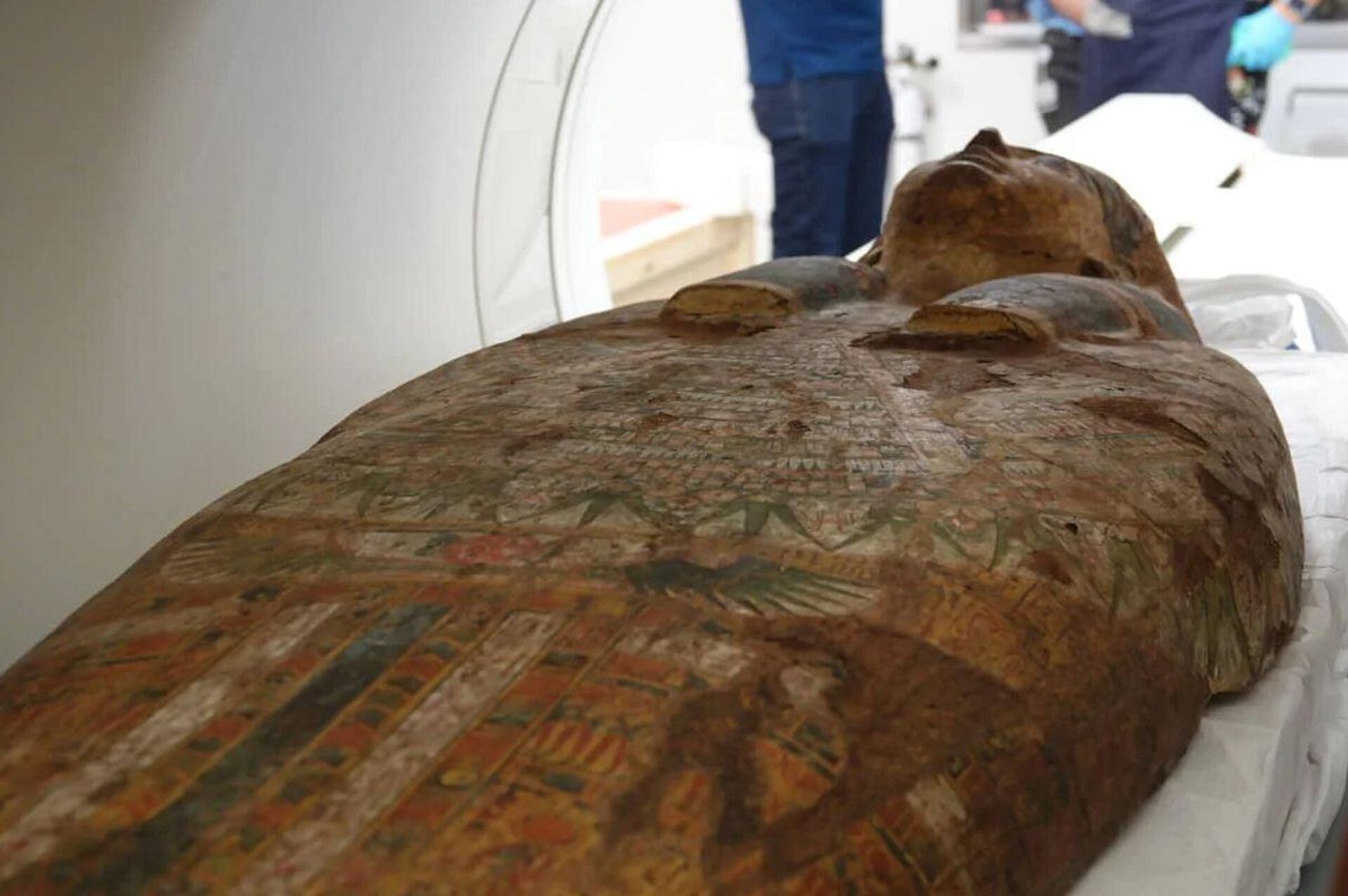  Старые гробы египтяне томографировали в израильской больнице | Фото