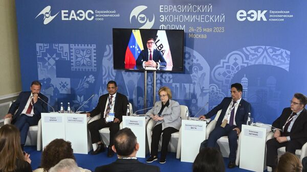 La sesión UEE-América Latina en el Foro Económico Euroasiático en Moscú - Sputnik Mundo