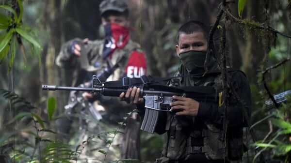Miembros del Ejército de Liberación Nacional de Colombia - Sputnik Mundo