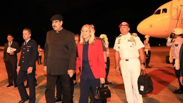 El presidente venezolano, Nicolás Maduro, llega a Brasilia el 28 de mayo de 2023 - Sputnik Mundo